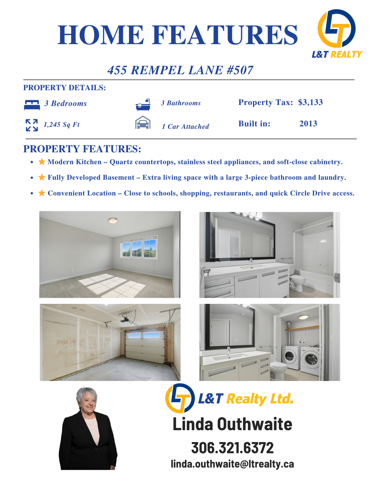 Public Open House 10/05周日1:30-3:30PM 455 Rempel Lane # 507——林与唐地产 - 2